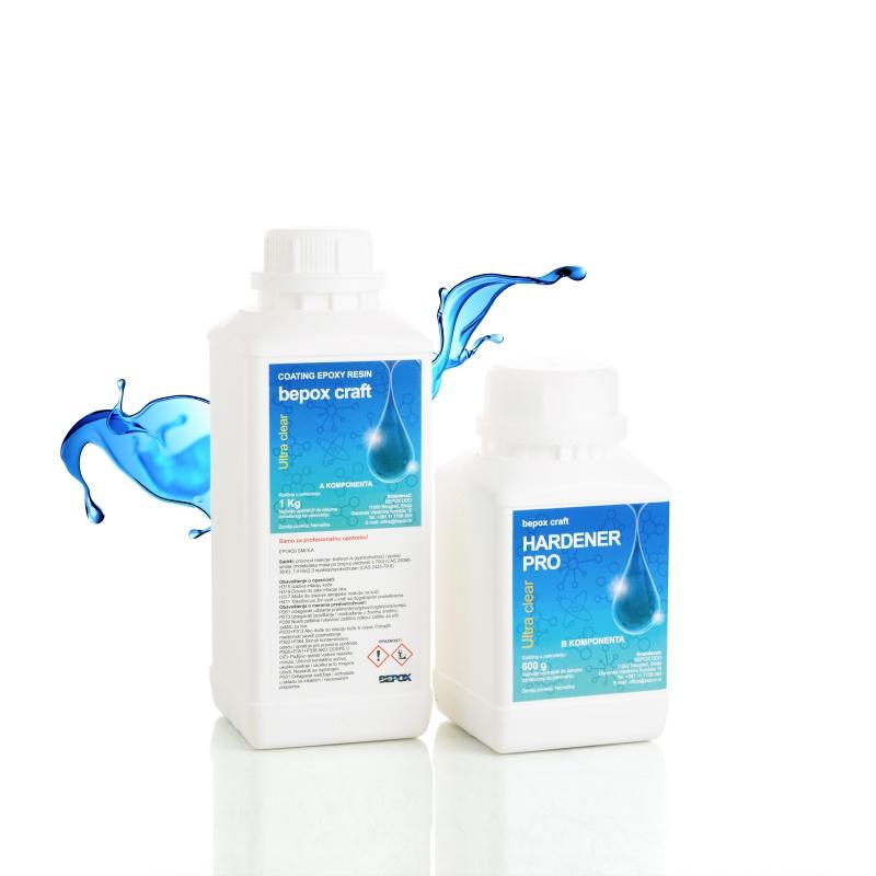 Set Bepox craft COATING EPOXY RESIN - epoksi smola za drvo i nakit