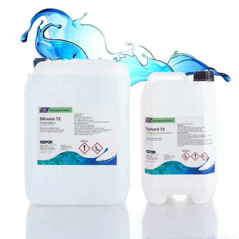 Set SKresin 72  epoksi smola za izlivanje stolova, lampe